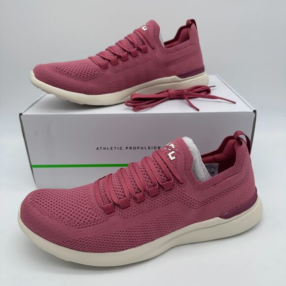 APL Men's TechLoom Breeze Lightweight Running Sneaker, Size 10.5, Cedar/Pristine - Picture 3 of 14